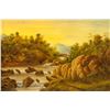 Image 3 : Oil on Canvas Nature Landscape Scene Framed