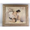 Image 2 : 1955 Oil on Canvas Dancer Illegibly Signed