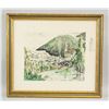 Image 2 : Franz Herbelot French Watercolor Framed Landscape