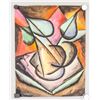 Image 2 : Watercolor on Paper Signed Monogram MR