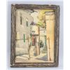Image 2 : Watercolor on Paper Town Scene Unknown Artist