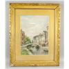 Image 2 : Sam W. Ostroff Watercolor on Paper City Scene