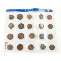 20 Assorted China Qing and Republic Copper Coins