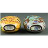 Image 3 : Pair of Enamel Painted Snuff Bottles w Qianlong Mk