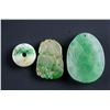 Image 2 : 3 Assorted Burma Jadeite and Hardstone Pendants