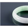 Image 2 : 3 Assorted Burma Green Jadeite Carved Bangles