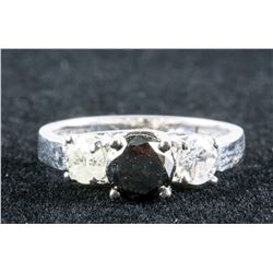 1.04ct & 0.5ct Side Diamond Ring CRV $6660