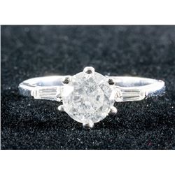 1.36ct & 0.22ct Diamond Solitaire Ring CRV $8900