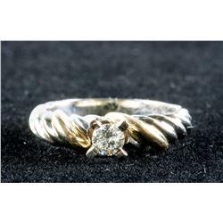 14k Gold 0.23ct Diamond Ring CRV $4200
