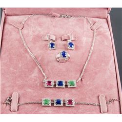 Necklace, Bracelet, Earrings & Ring Set CRV $1500