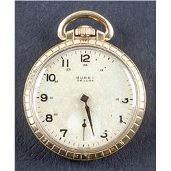 Buren Deluxe Swiss Made Pocket Watch Working