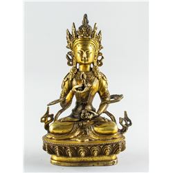 Tibetan Bronze Vajrasattva Statue