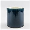 Image 1 : Chinese Qing Period Blue Glaze Porcelain Brush Pot