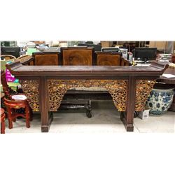 19th Century Chinese Elm Wood Altar Table