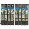 Image 1 : 8 Panel Chinese Wood Screen Painted Figures