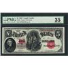 Image 1 : 1907 $5 Woodchopper Legal Tender Note Fr.85 PMG Choice Very Fine 35