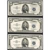 Image 1 : Lot of (3) 1953A $5 Silver Certificate Notes