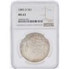 Image 1 : 1885-O $1 Morgan Silver Dollar Coin NGC MS63