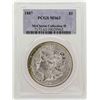 1887 $1 Morgan Silver Dollar Coin PCGS MS63 Nice Toning