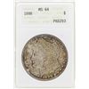Image 1 : 1898 $1 Morgan Silver Dollar Coin ANACS MS64