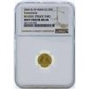 Image 1 : 2004 Isle of Man Tonkinese Gold Coin Reverse Struck Thru NGC Mint ERROR MS68