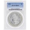 1896 $1 Morgan Silver Dollar Coin PCGS MS64