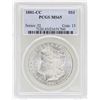 Image 1 : 1881-CC $1 Morgan Silver Dollar Coin PCGS MS65