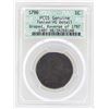 Image 1 : 1796 Reverse of 1797 Draped Bust Large Cent Coin PCGS Genuine Detail