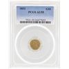 Image 1 : 1853 $1 Gold Dollar Coin PCGS AU55