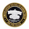 Image 2 : .999 Silver Gold Strike Inn Boulder City, Nevada $10 Limited Edition Casino Gami