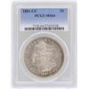 Image 1 : 1881-CC $1 Morgan Silver Dollar Coin PCGS MS64