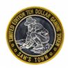 Image 1 : .999 Silver Sam's Town Las Vegas Nevada $10 Casino Limited Edition Gaming Token