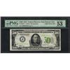 1934 $500 Federal Reserve Note Kansas City Light Green Seal PMG About Uncirculat