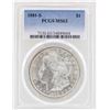 Image 1 : 1881-S $1 Morgan Silver Dollar Coin PCGS MS63