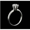 Image 4 : 14KT White Gold 0.83 ctw Diamond Solitaire Ring