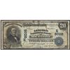 Image 1 : 1902 $20 Lincoln National Bank of Rochester National Currency Note CH# 8026