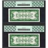 Image 2 : (2) Consecutive 1928A $1 Funnyback Silver Certificate Notes Fr.1601 PCGS Gem New