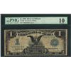 1899 $1 Black Eagle Silver Certificate Note Fr.236 PMG Very Good 10