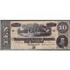 Image 1 : 1864 $10 Confederate States of America Note
