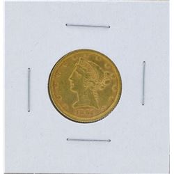 1881 $5 Liberty Head Half Eagle Gold Coin