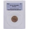 Image 1 : 1864 Bronze Indian Head Penny Coin PCGS MS64RB