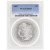 Image 1 : 1897 $1 Morgan Silver Dollar Coin PCGS MS63