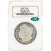 Image 1 : 1887 $1 Morgan Silver Dollar Coin NGC MS64DPL CAC