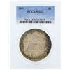 Image 1 : 1892 $1 Morgan Silver Dollar Coin PCGS MS65