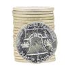 Image 2 : Roll of (20) 1963 Brilliant Uncirculated Franklin Half Dollar Silver Coins