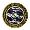 .999 Silver McCarran International Airport $10 Casino Limited Edition Gaming Tok