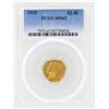 1929 $2 1/2 Indian Head Quarter Eagle Gold Coin PCGS MS61