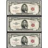 Image 1 : Lot of (3) 1953 $5 Legal Tender Notes