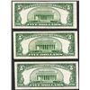 Image 2 : Lot of (3) 1953 $5 Legal Tender Notes