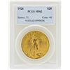 Image 1 : 1926 $20 St. Gaudens Double Eagle Gold Coin PCGS MS62